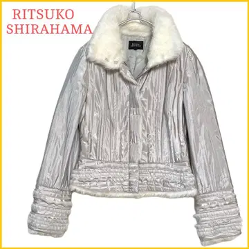 RITSUKO SHIRAHAMA 리츠코 시라하마 실버 자켓 블루종