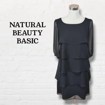 내추럴 뷰티 베이직 쉬폰 원피스 [ M ] 블랙