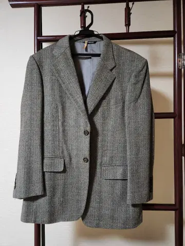 F. VERGARD 테일러드 자켓 캐시미어 100% 그레이