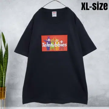 [새상품] 텔레토비즈 박스 로고 T셔츠 3