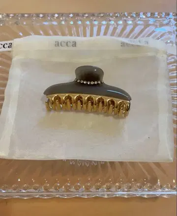 acca 헤어 클립 그레이