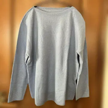 택 포함 새상품 파인 캐시미어 100% 보트넥 풀오버