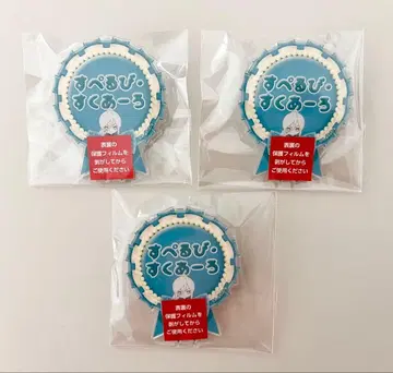 가정교사 히트맨 REBORN! 히코쿠지 스쿠알로 네임 배지 E상