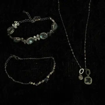 어니언 샵 목걸이 팔찌 스카이블루