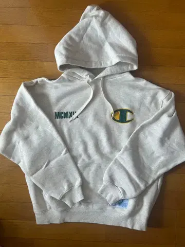 챔피온 후드 맨투맨 오트밀 L 사이즈