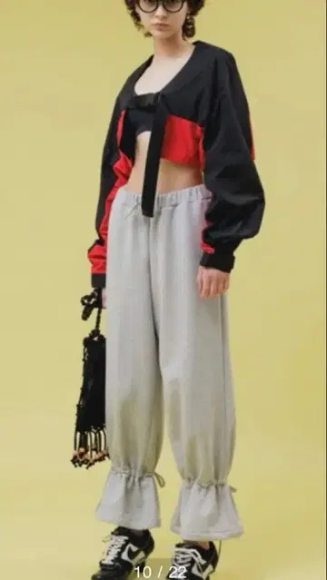 논도쿄 리본 스웨트 팬츠