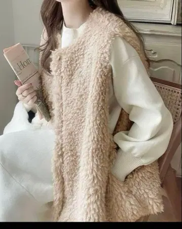 JaVa 콜라보 충전솜 퀼팅 x 퍼 리버서블 오버 사이즈 베스트