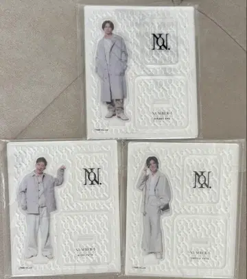 Number_i 아크릴 스탠드 3종 세트