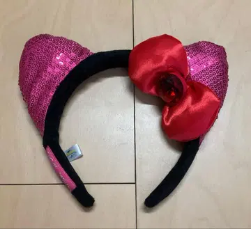 USJ 키티 스팽글 머리띠 리본