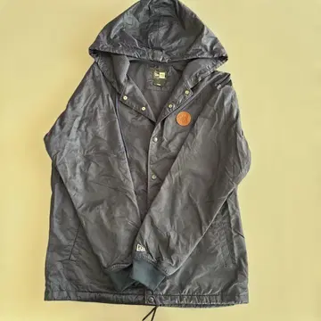 New Era 후드 부착 그레이 자켓 L