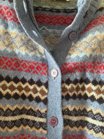 WILLIAM LOCKIE 가디건 긴팔 100% 신양모