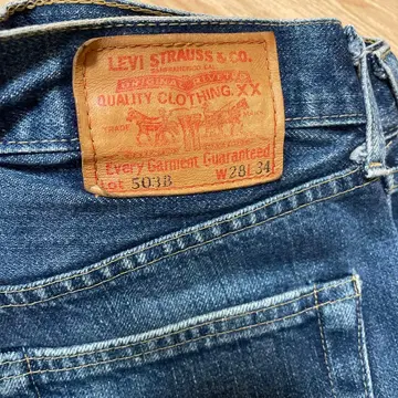 Levi Strauss & Co. 503B 다크 블루 W28 L34