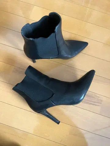 사이드 고어 부츠 힐 부츠