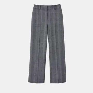 플라스테 PLUS STYLE 와이드 팬츠 체크 웜 리저브 M