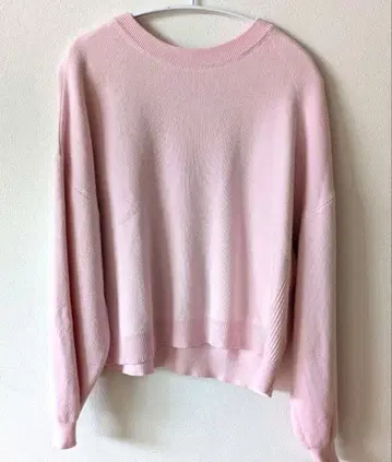 studio CLIP 핑크 긴팔 니트 스웨터