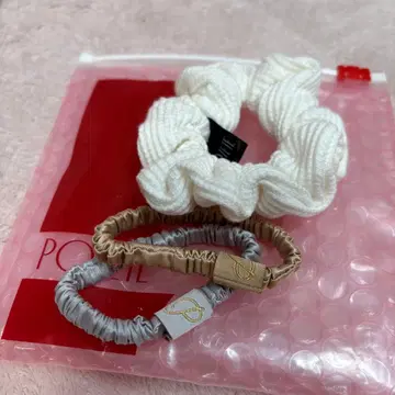 POTETE 포테테 실크 스크런치 와플 스크런치