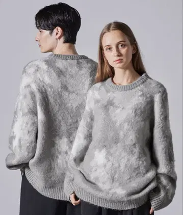 [ 완판템 ] 클레일 모헤어 니트 그레이 계열