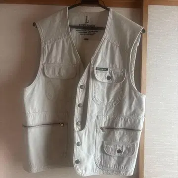 남성용 베스트 L 사이즈 면 100% 다기능 포켓 작업옷 아웃도어