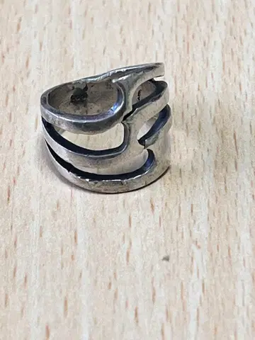 실버 오픈워크 반지