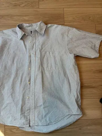 BEAMS 반팔 셔츠 L 사이즈 스트라이프