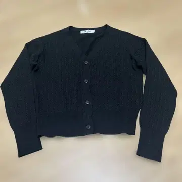 nano 블랙 V넥 가디건