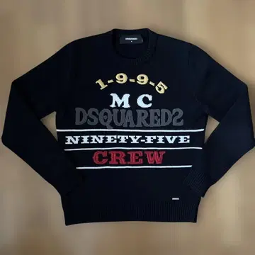 디스퀘어드 로고 스웨터