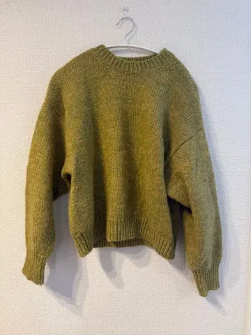 Ungrid 컬러 모헤어 혼방 루즈 니트 크루넥