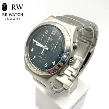 A908 스와치 AG 1996 스테인리스 스틸 크로노그래프 손목시계