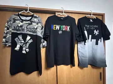 마제스틱 뉴욕 양키스 T셔츠 x 3개 세트