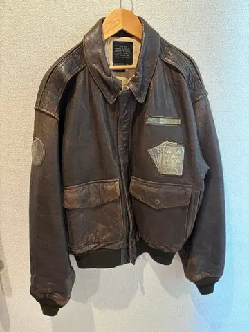 AVIREX TYPE A-2 가죽 자켓