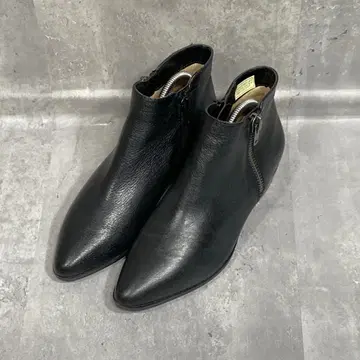 내추럴라이저 사이드 지퍼 가죽 숏부츠 22.5cm 여성용