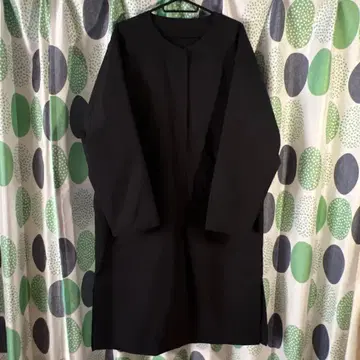 노카라 나일론 롱 코트