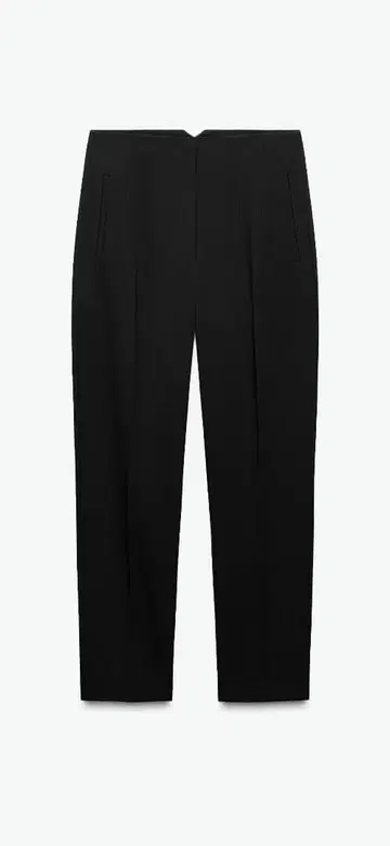 ZARA 하이웨스트 팬츠 블랙 XS