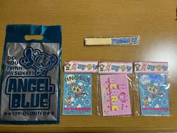 초레어 당시물 엔젤블루 엽서 부채 109-2 쇼핑백