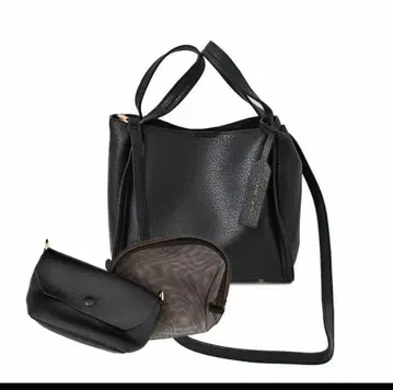 [ 캐시 캐시 카슈카슈 ] 블랙 3종 숄더백 파우치