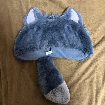 루시퍼 팬캡 귀 포함 그레이