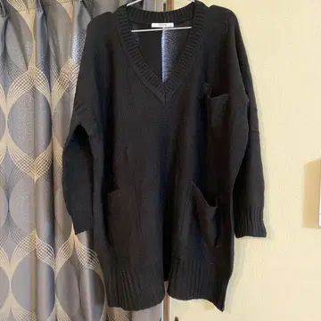 아얀 ayane 미사용품 블랙 롱 니트