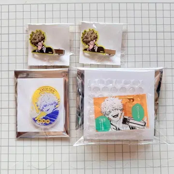 극락 거리 명언 아크릴 배지 컬렉션 마그넷 헤어 클립 타츠오미