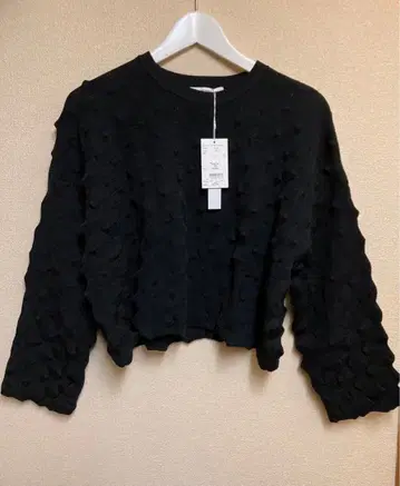 vacancy 안티로자 니트 미사용 택 포함 블랙