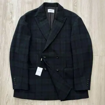 [ 새상품급 ] WEWILL 더블 테일러드 자켓 오버 사이즈 3 그린