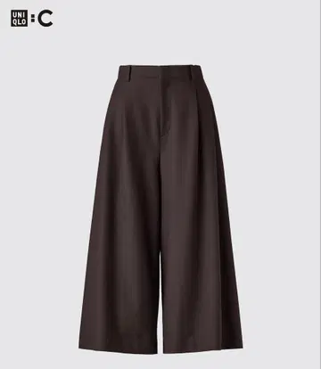 UNIQLO :C 다크 브라운 큐롯 M