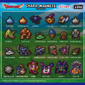 드래곤 퀘스트 캐릭터 마그네츠 전 24종 컴프 세트