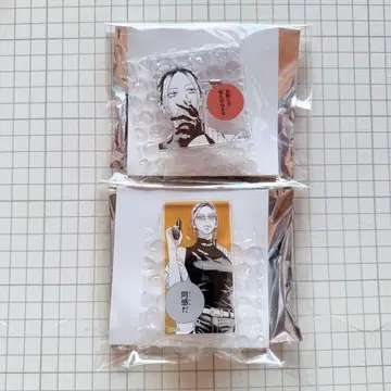 극락 거리 명언 아크릴 배지 컬렉션 마그넷