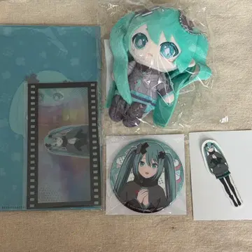 프로세카 하피콜 하츠네 미쿠 봉제 인형 캔뱃지 티켓 홀더