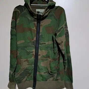 [컨디션 최상] 카모플라쥬 풀 집업 후드티 BUNDESSTELLAR