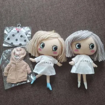 ILEMER 인형 세트 ( 2체+의류 )