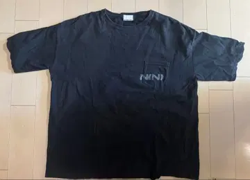 넘버나인 T셔츠 스텐실 블랙