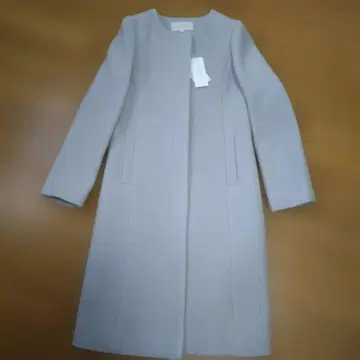 새상품 프로포션 바디 드레싱 라이트 그레이 롱 코트