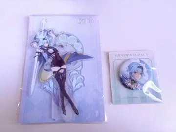 원신 에우루아 아크릴 스탠드 캔뱃지