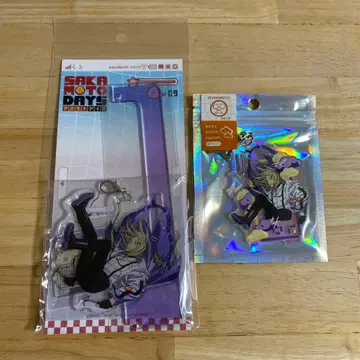 사카모토 데이즈 데코라 아크릴 스탠드 아크릴 키링 카미카마리